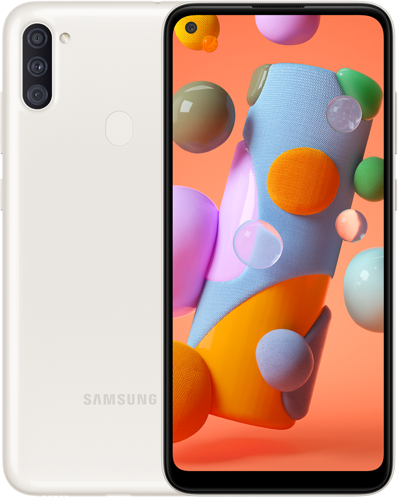 Смартфон Samsung Galaxy A11 2/32 Gb White: купить по цене 5 990 рублей в  интернет магазине МТС