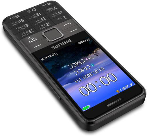 Мобильный телефон Philips Xenium E590 Dual sim Black: технические ...