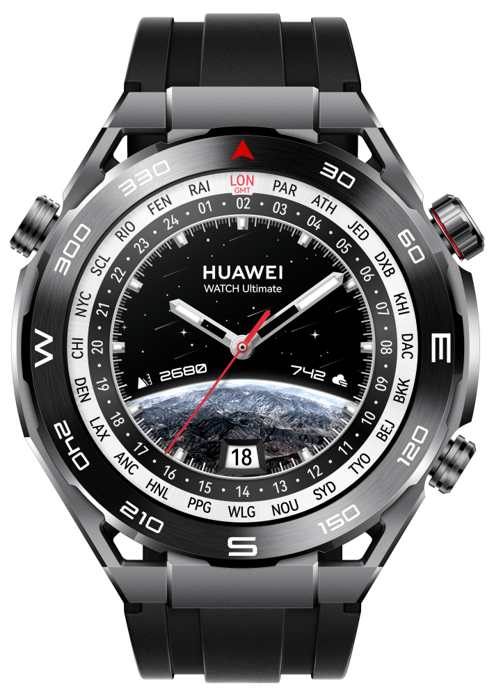 ЧасыHUAWEIWATCHUltimateColombo-B19Черныескалы