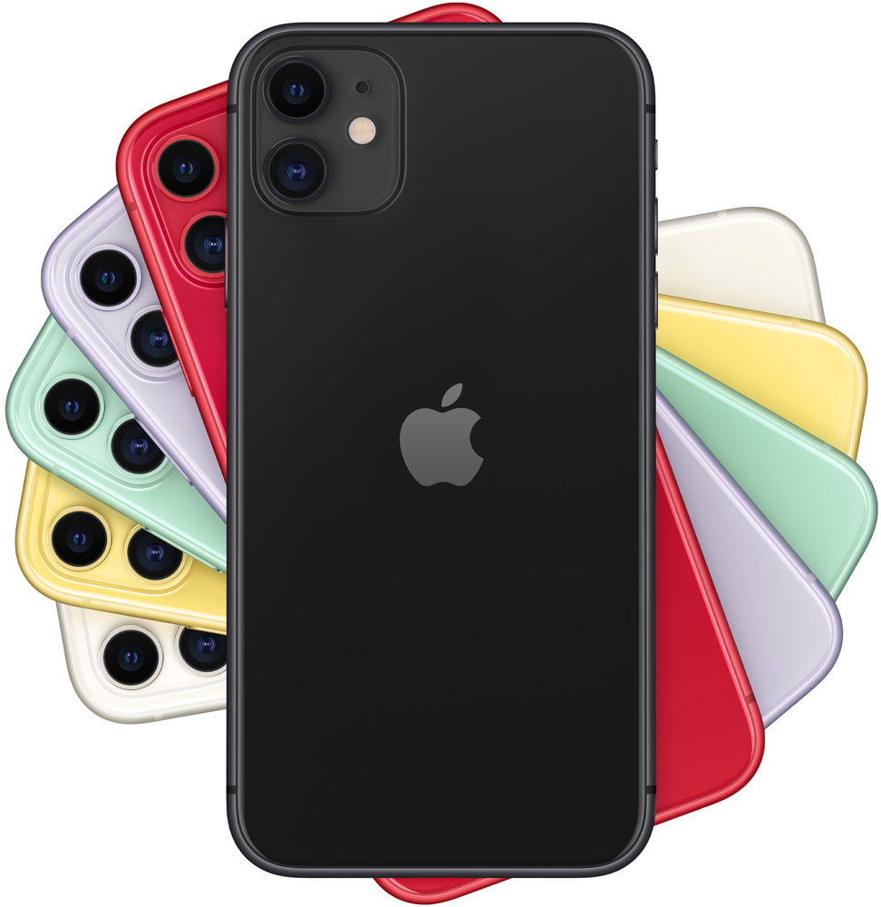 Смартфон Apple iPhone 11 64Gb Черный: купить по цене 50 990 рублей в  интернет магазине МТС