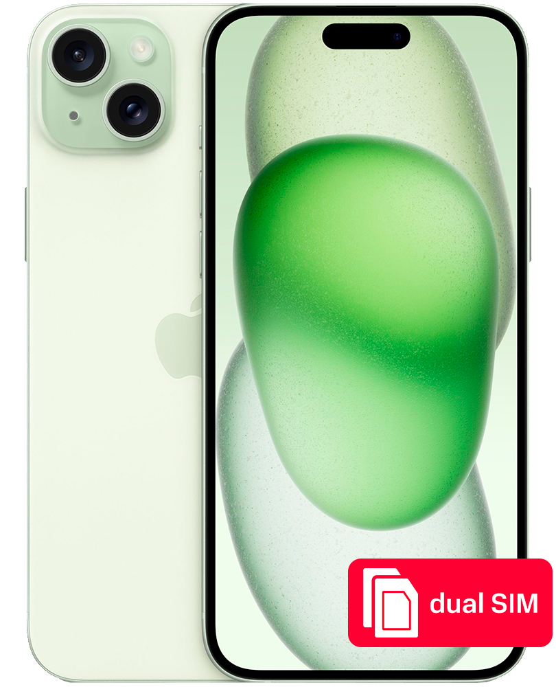 Смартфон Apple iPhone 15 Plus 512Gb SIM + SIM Зеленый: купить по цене 159  990 рублей в интернет магазине МТС