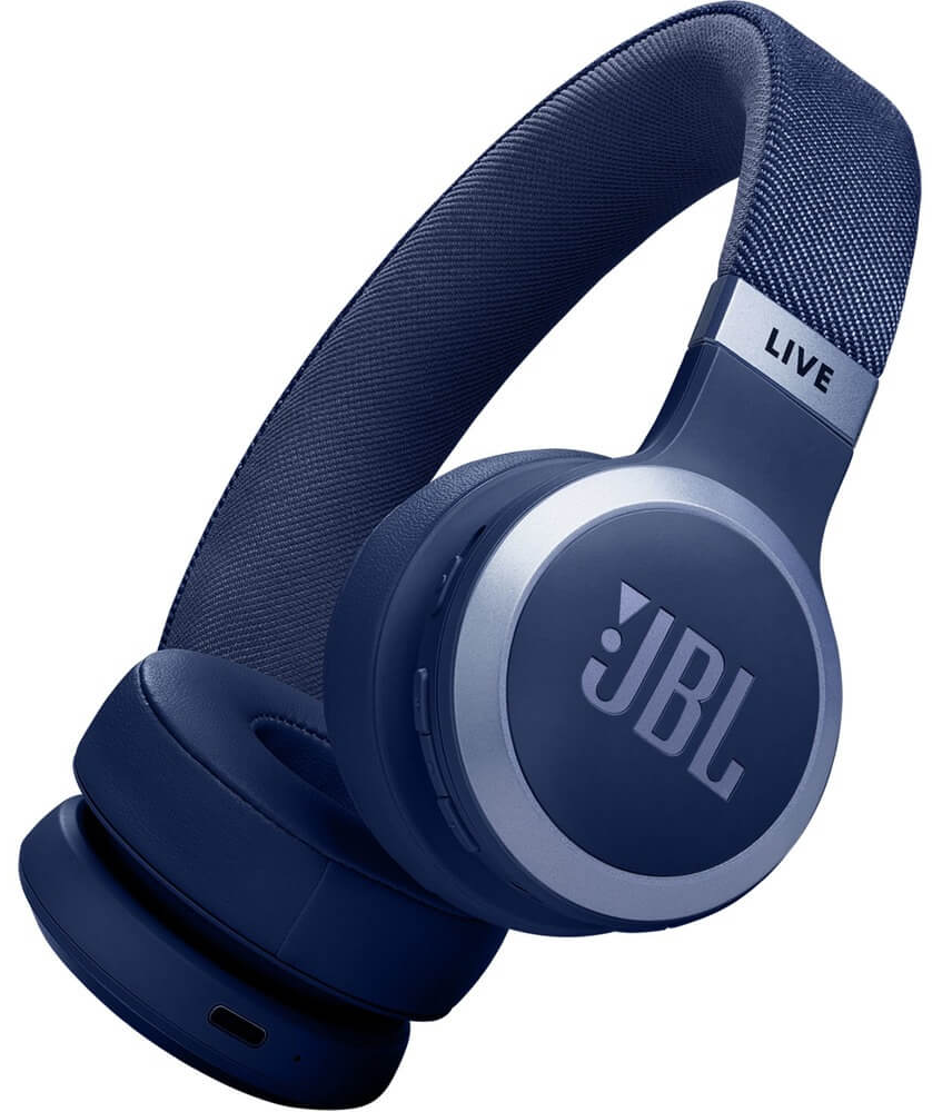 Беспроводные наушники JBL Live 670 NC Синие: купить по цене 9 990 рублей в  интернет магазине МТС