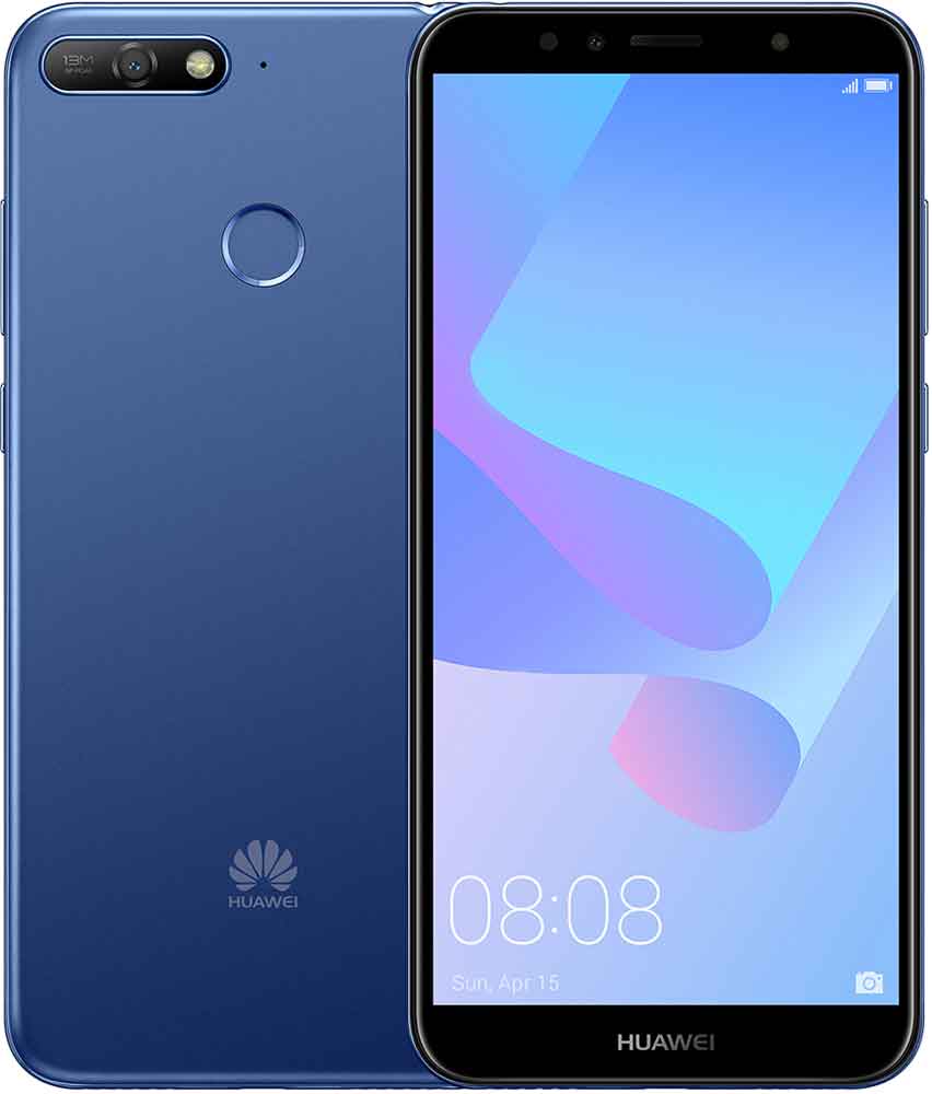 Смартфон HUAWEI Y6 prime 2018 16Gb Blue: купить по цене 3 490 рублей в ...