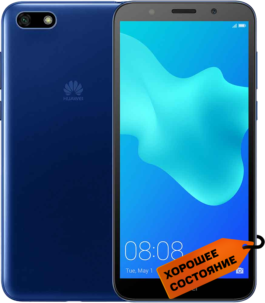 Смартфон HUAWEI Y5 Prime 2018 2/32Gb Синий «Хорошее состояние»: технические  характеристики и описание – Интернет – магазин МТС