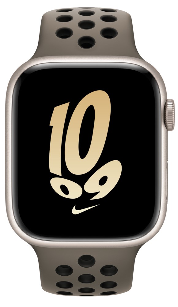 Часы Apple Watch Nike Series 8 GPS 45мм корпус из алюминия Сияющая ...