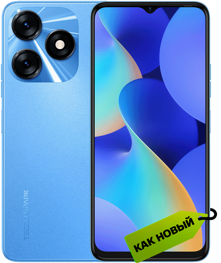 Смартфон TECNO Spark 10 4/128 Гб Синий «Как новый»: купить по цене 6 ...
