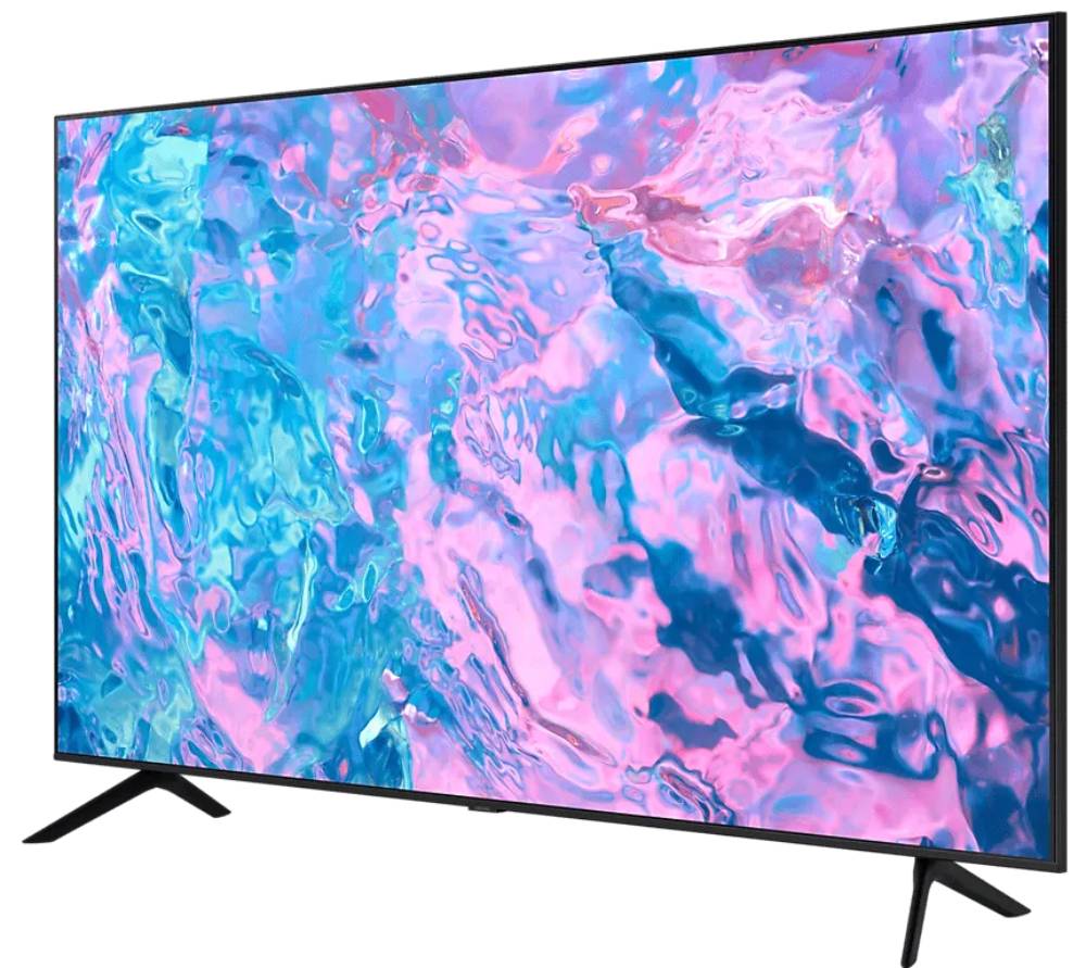 Телевизор Samsung 50" Crystal UHD 4K CU7100 Черный (UE50CU7100UXRU):  купить по цене 44 990 рублей в интернет магазине МТС