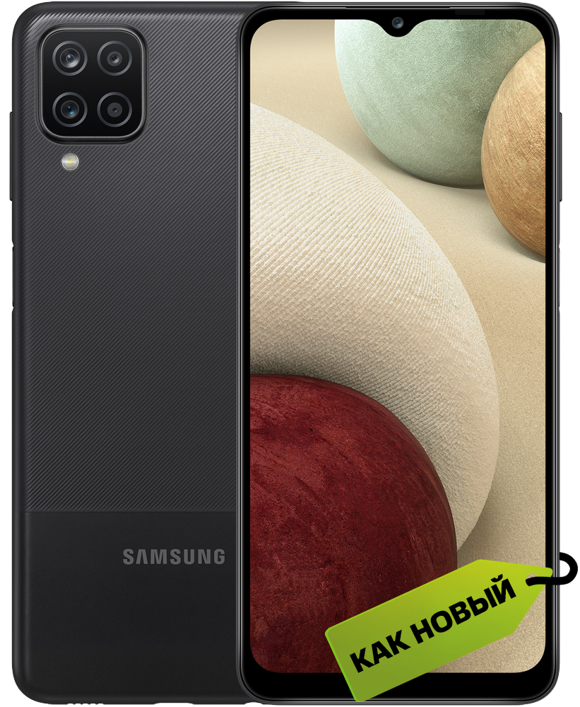 Смартфон Samsung A127 Galaxy A12 (2021) 3/32Gb MTS Launcher Black "Как  новый": купить по цене 6 990 рублей в интернет магазине МТС