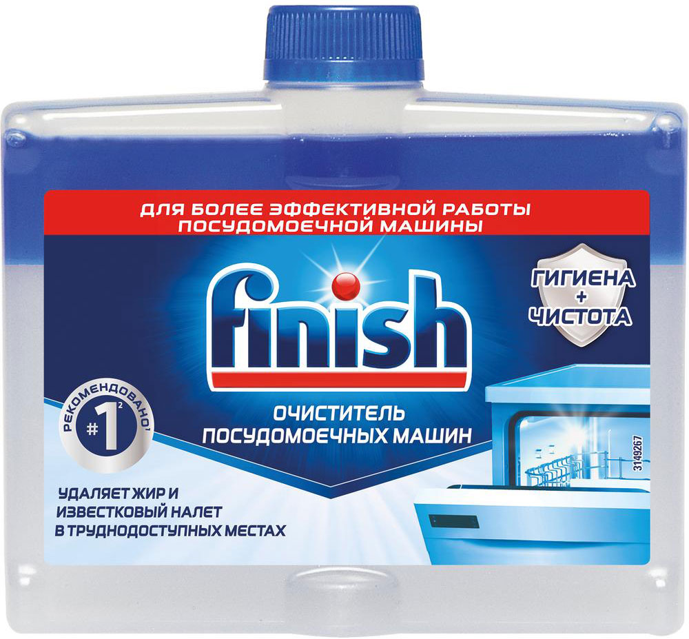 Очиститель для посудомоечной машины Finish 250мл: купить по цене 499 ...