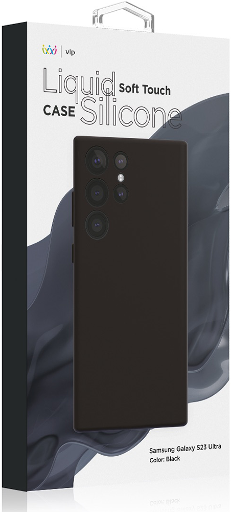 Чехол-накладка VLP Silicone Case для Samsung Galaxy S23 Ultra Черный ...