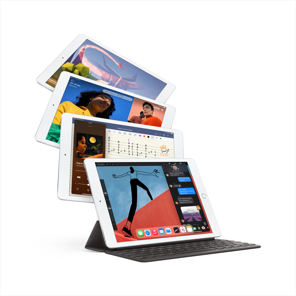 Планшет Apple iPad 2020 Wi-Fi 10.2" 128Gb Золотой (MYLF2RU/A): купить ...