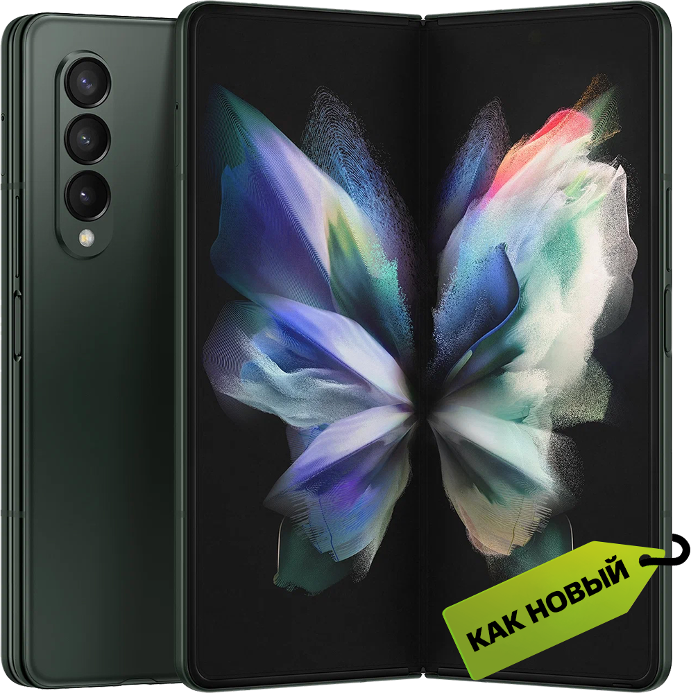 Смартфон Samsung Galaxy Z Fold3 12/256Gb Зеленый «Как новый»: купить по  цене 84 990 рублей в интернет магазине МТС