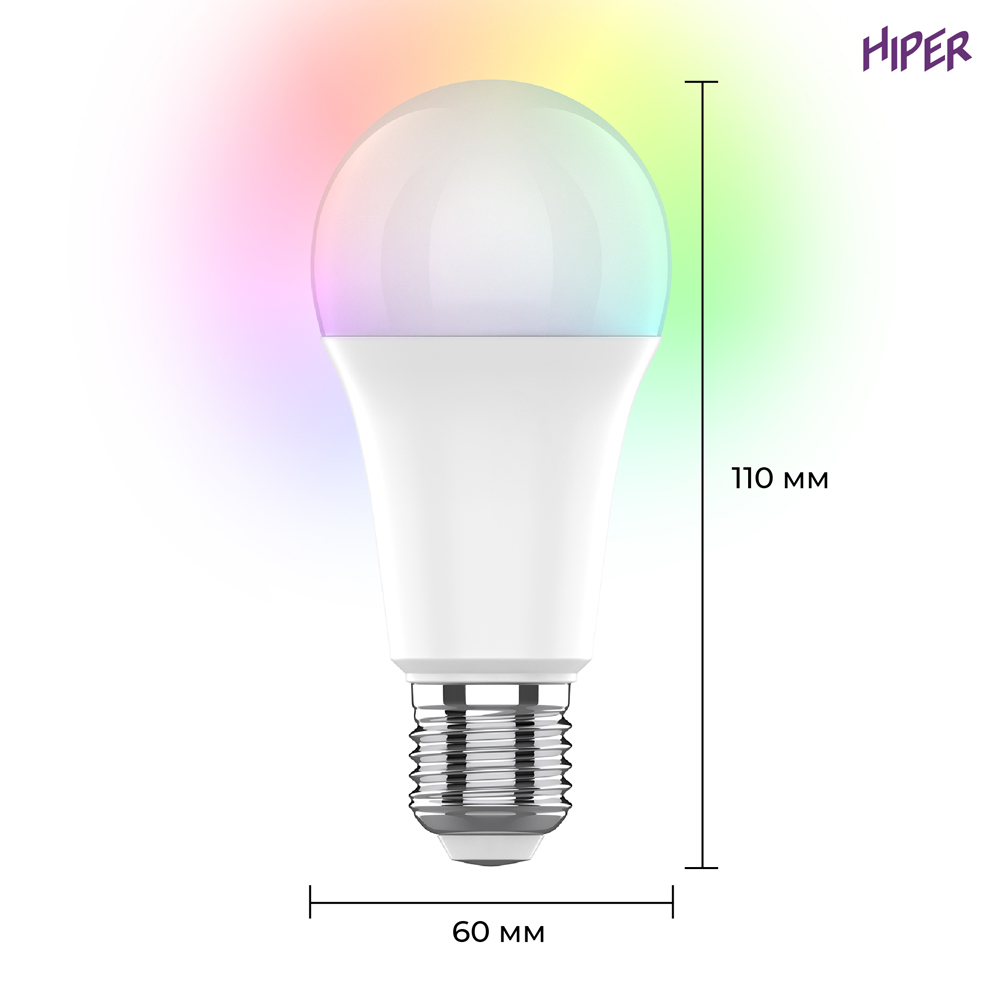 Лампочка iot a61 rgb настройка по bluetooth