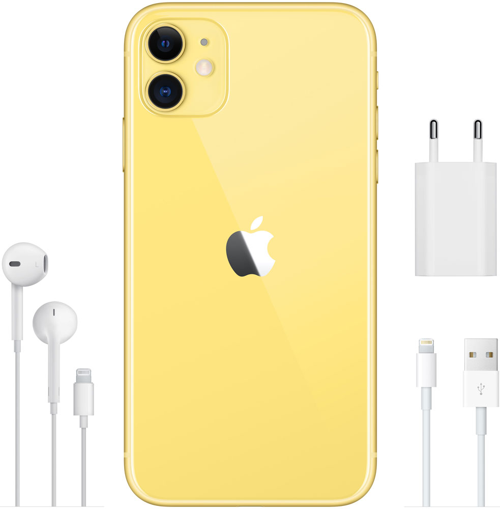 Смартфон Apple iPhone 11 256Gb Желтый: купить по выгодной цене с ...