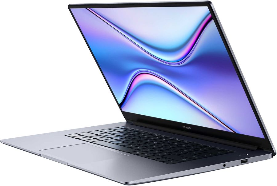 ноутбук honor magicbook 15 bmh-wfq9hn серый (5301afvq)