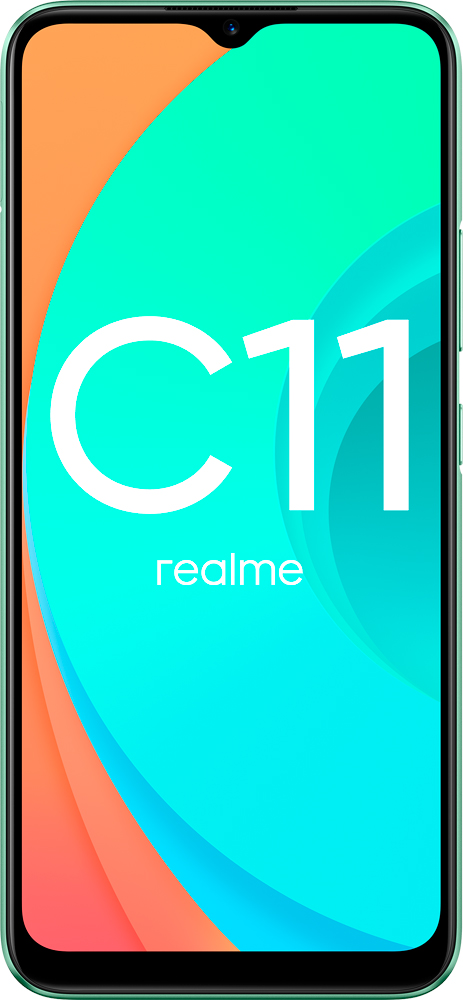 Смартфон Realme C11 2/32Gb Mint Green: купить по цене 8 990 рублей в ...