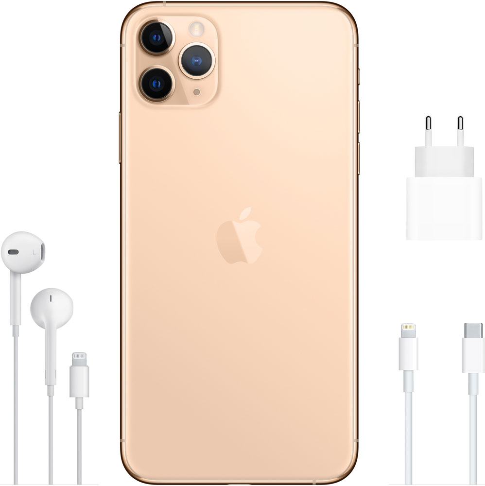 Смартфон Apple iPhone 11 Pro Max 64Gb Золотой: купить по цене 84 990 рублей  в интернет магазине МТС