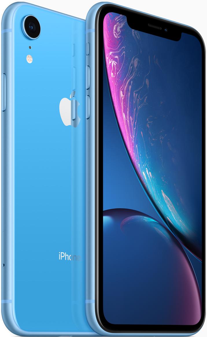 Смартфон Apple iPhone XR 128Gb Blue (Синий): купить по цене 35 990 рублей в  интернет магазине МТС