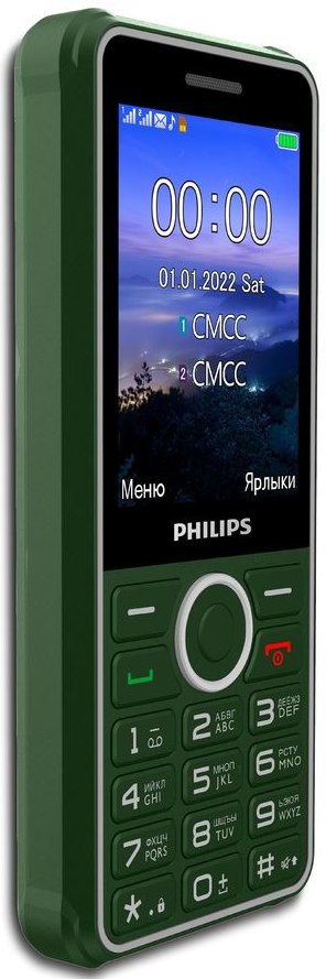 Мобильный телефон Philips Xenium E2301 Dual sim Зеленый: купить по цене ...