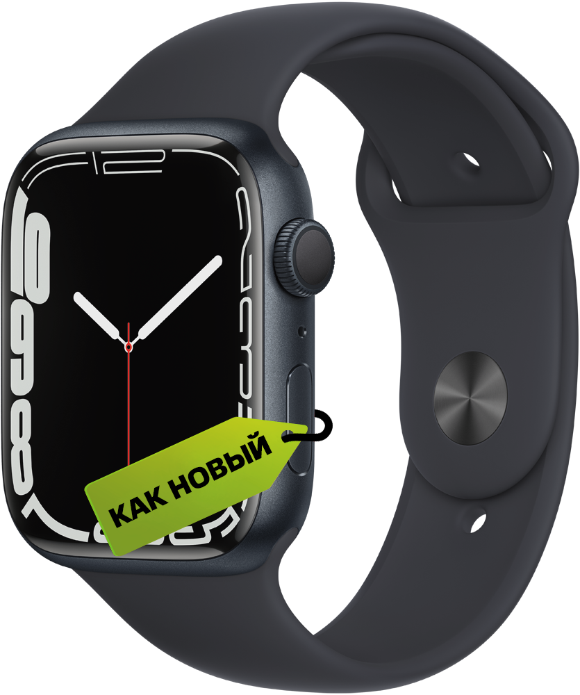 Часы Apple Watch Series 7 GPS 45мм Черные «Как новый»: купить по ...