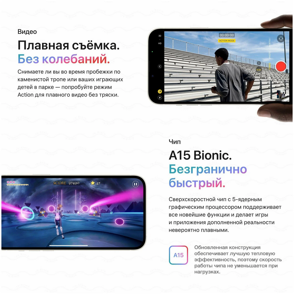Смартфон Apple iPhone 14 128Gb Голубой «Как новый»: купить по цене 51 ...
