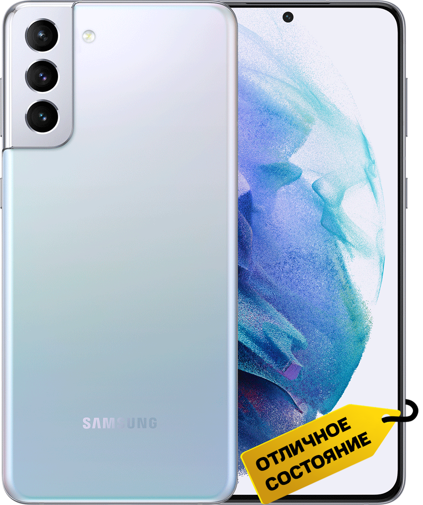 Смартфон Samsung Galaxy S21 Plus 8/256Gb Серебристый «Отличное ...