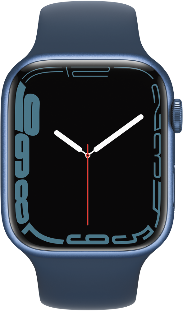 Часы Apple Watch Series 7 GPS 45мм MKN83 корпус из алюминия синий