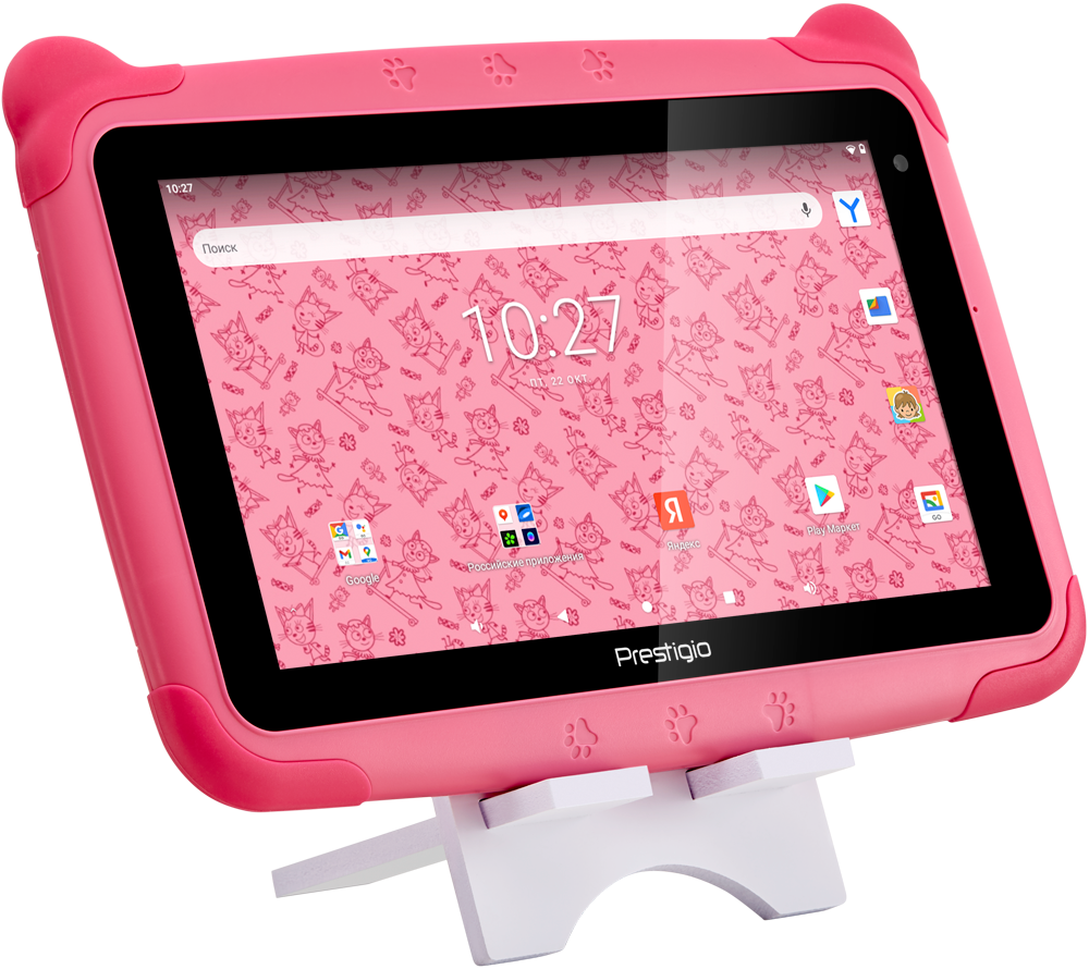 Планшет Prestigio SmartKids PMT3997 7" 1/16Gb Pink (Комплект): купить  по цене 1 195 рублей в интернет магазине МТС