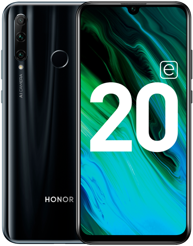 Смартфон HONOR 20E 4/64Gb Черный «Отличное состояние»: купить по цене 9 ...