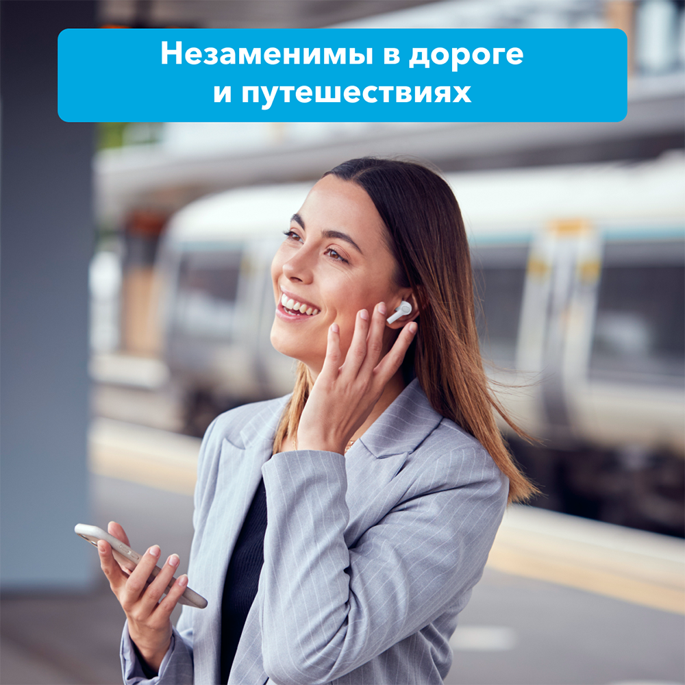 Беспроводные наушники с микрофоном Anker Soundcore Note i Белые: купить ...