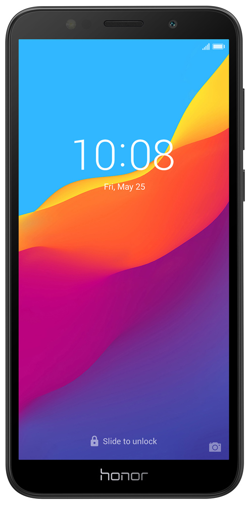 Смартфон Honor 7S 1/16Gb Black: купить по цене 3 990 рублей в интернет ...