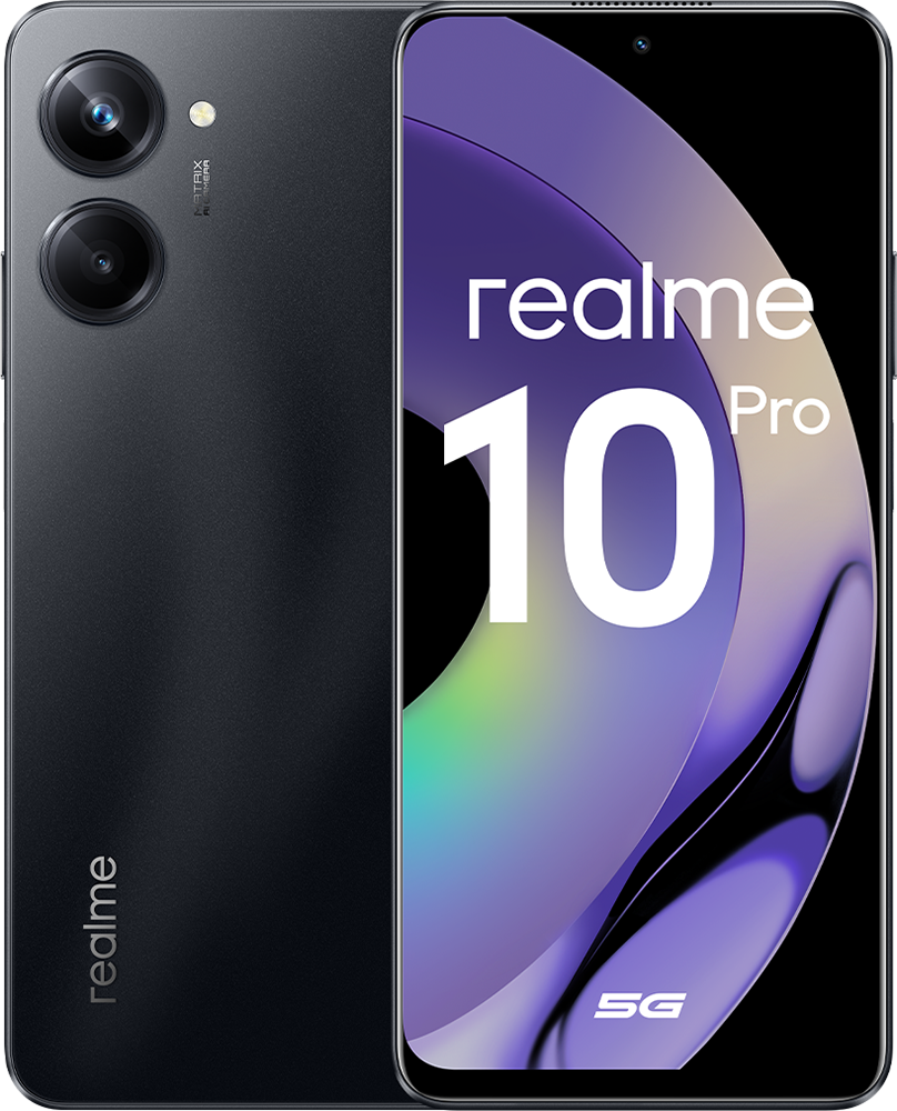 Смартфон Realme 10 Pro 8/256Gb Черный: купить по цене 26 990 рублей в  интернет магазине МТС