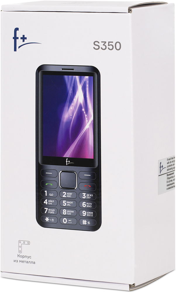 Мобильный телефон F+ S350 Dual sim Dark Grey: купить по цене 1 890 ...