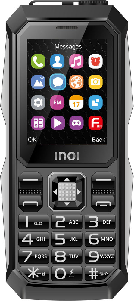 Мобильный телефон INOI 246Z Dual sim Серебристый: купить по цене 1 990 ...