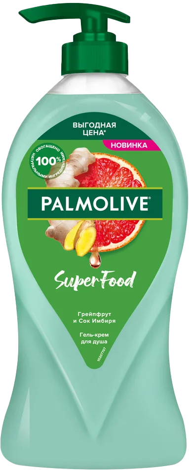 Гель для душа Palmolive Super Food Грейпфрут и Сок Имбиря 750мл: купить ...