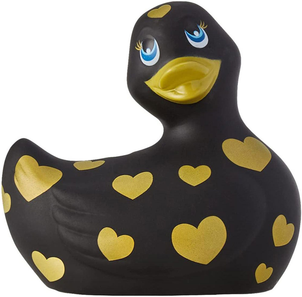 Вибратор-уточка Big Teaze Toys I Rub My Duckie 2.0, чёрный