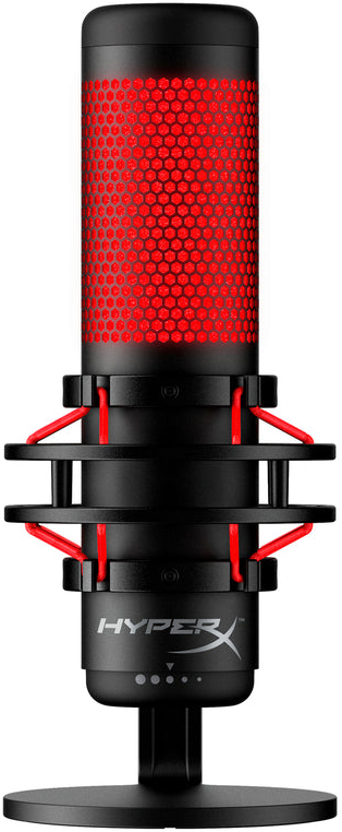 Микрофон HyperX QuadCast HX-MICQC-BK Черный: купить по цене 9 990 ...