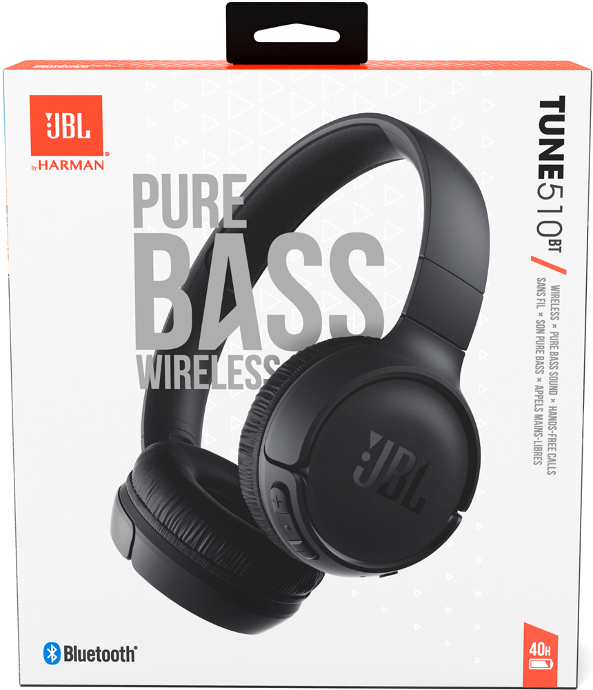 Cuffie wireless JBL Tune 510BT PureBass On-Ear