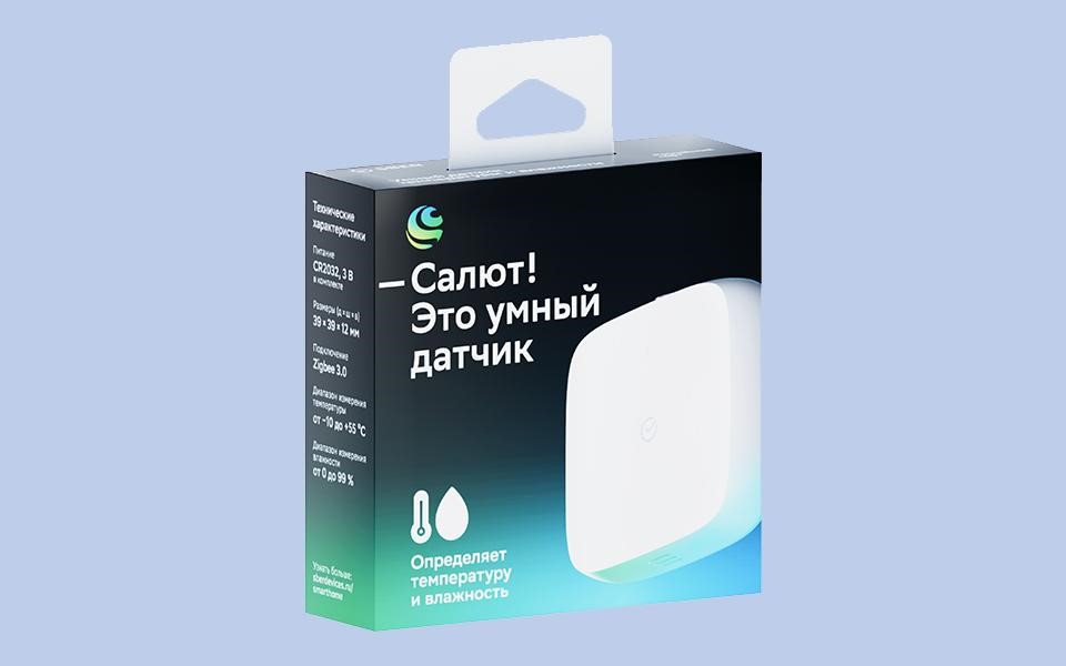 Датчик температуры и влажности СберДевайсы SBDV-00079 Белый: купить по ...