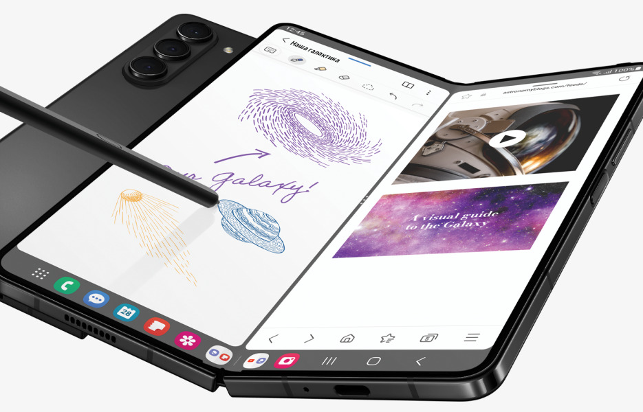 Смартфон Samsung Galaxy Z Fold5 12/512Gb Черный: купить по цене 99