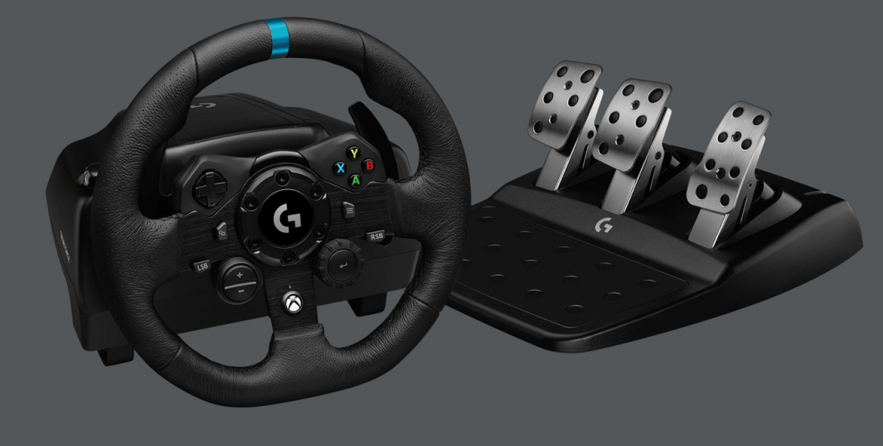 Logitech g923 как подключить к пк Игровой руль Logitech G923 Racing Wheel and Pedals for PS4 and PC Black: купить 