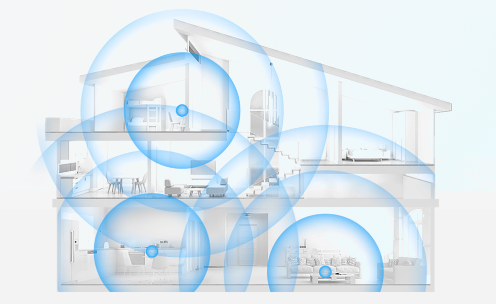 Wi-Fi роутер HUAWEI Mesh 3 WS8100-22 2 Pack белый: купить по цене 14 ...