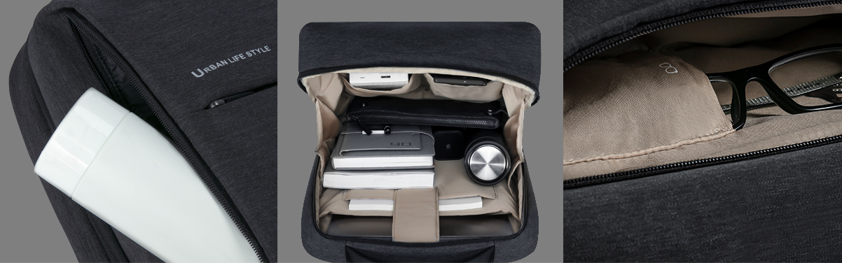 Xiaomi City Backpack 2 (Light Gray) - Stylish Everyday Backpack
